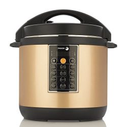 Fagor LUX Multi-Cooker, 6 quart, Electric Pressure Cooker, Slow Cooker, Rice Cooker, Yogurt Make ...