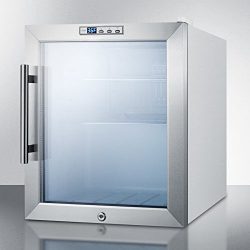 Summit SCR215L Beverage Refrigeration, Glass/White