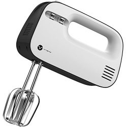 Vremi Electric Hand Mixer 3 Speed with Built-in Storage Case – 150 Watt Power Egg Beater H ...