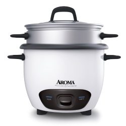 Aroma Housewares 14-Cup (Cooked)  (7-Cup UNCOOKED) Pot Style Rice Cooker and Food Steamer (ARC-7 ...