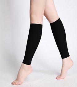 Calf Compression Sleeves -(20-30mmhg) Leg Compression Socks for Shin Splint, & Calf Pain Rel ...