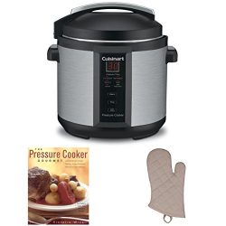 Cuisinart CPC-600 1000W 6qt. Pressure Cooker Refurbished + The Pressure Cooker Gourmet + Accesso ...