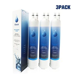 Glacial Pure Refrigerator Water Filter Replacement for 4396841, 4396710, Filter 3, EDR3RXD1, Ken ...