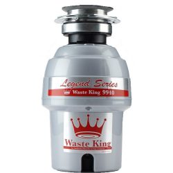 Waste King Legend Series 3/4 HP Continuous Feed Garbage Disposal with Power Cord – (9940)