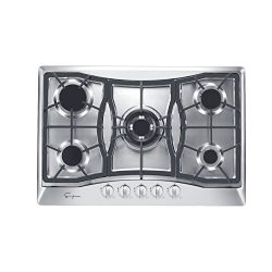 Empava 30″ Stainless Steel 5 Italy Sabaf Burners Stove Top Gas Cooktop EMPV-30GC0A5