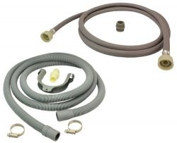 First4Spares Universal Fill Water Pipe And Drain Hose Extension Kit For Electrolux Washing Machi ...