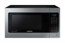 Samsung MG11H2020CT 1.1 cu. ft. Countertop Grill Microwave Oven with Ceramic Enamel Interior, Black