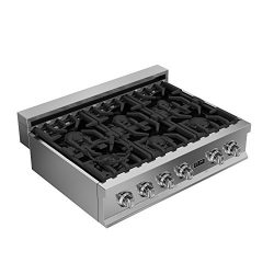 ZLINE 36 in. Rangetop with 6 Gas Burners (RT36)