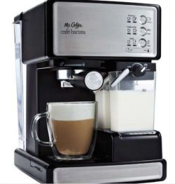 Barista Espresso Automatic Coffee Machine Maker Mr. Coffee Cafe Cappuccino Latte