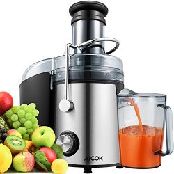 Aicok Juicer Wide Mouth Juice Extractor 1000 Watt Centrifugal Juicer Machine Powerful Whole Frui ...