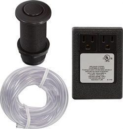 Dual Disposal Air Switch Kit with Round Button and Extended Threads for InSinkErator / Waste Kin ...