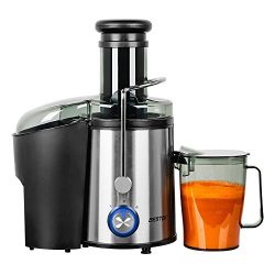 Juice Extractor, BESTEK 800 Watts Whole Fruit Centrifugal Juicer Machine with Juice Cup and Clea ...