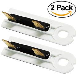 ( 2 PACK ) 3392519 WP3392519 Replacement Thermal fuse for Whirlpool Kenmore Roper KitchenAid Kir ...