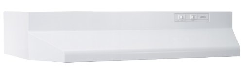 Broan 403601 ADA Capable Under-Cabinet Range Hood, 160 CFM 36-Inch, White