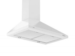 Ancona WPPW430 Wall-Mounted Classic Pyramid Style Convertible Range Hood, 30-Inch, White