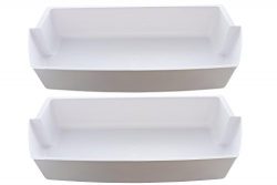 2-Pack Door Shelf Bins 2187172 Replacement for Frigidaire Whirlpool Kenmore Refrigerator PS328468