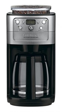 Conair Cuisinart Grind & Brew DGB-700BC 12 Cup Coffeemaker (Black/Brushed Chrome)