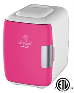 Cooluli Mini Fridge Electric Cooler and Warmer (4 Liter / 6 Can): AC/DC Portable Thermoelectric  ...