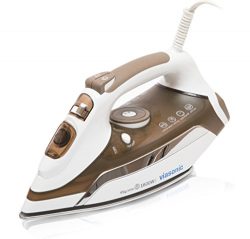 Viasonic Executive Steam Iron 1600W, Auto-Off – Anti-Drip & Self-Cleaning, Anti-Calciu ...