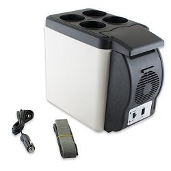 Enshey 12V Electric Cooler and Warmer 12-V Car Mini Fridge Electric Car Refrigerator Cooler and  ...