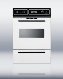 Summit WTM7212KW Kitchen Cooking Range, White