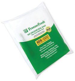 100 Pack – Freezer Fresh Gallon Size Commercial Grade Vacuum Seal Individual Bags. Food Storage  ...