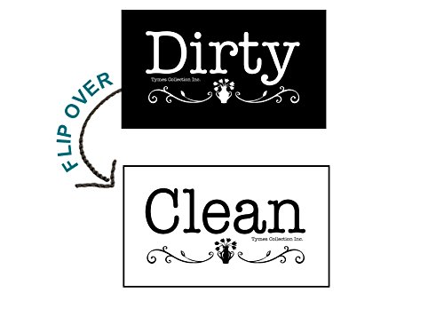 3.5″ X 2″ Double Sided Dishwasher Flip CLEAN & DIRTY Premium 45 mil Dishwasher M ...