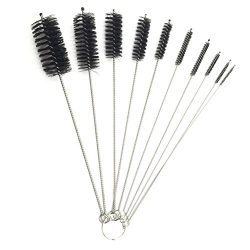 Mmei Bottle & Tube Brush Cleaning Brushes Nylon Tube Brushes stainless steel handle for Drin ...