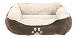 Sofantex Pet Bed – Fit Medium-Large Sized Dog / Fat Cat, Machine Washable, Ultra Soft Pet  ...