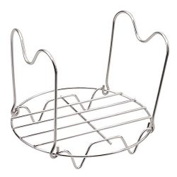 Steamer Rack Trivet with Easy Grip Handles for Instant Pot 3QT 5QT 6Q Stand Other Electric Press ...