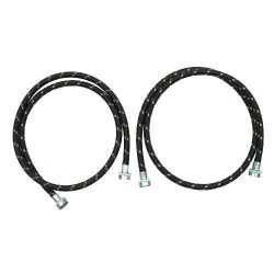 Whirlpool 8212487RP 5-Feet Nylon Braid Washer Fill Hose, 2-Pack