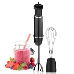 OXA Smart Powerful 2-in-1 Hand Blender with 6 Speed – Black