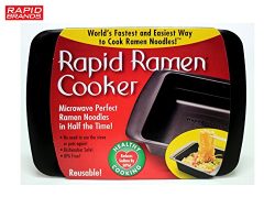 Rapid Ramen Cooker – Microwave Ramen in 3 Minutes – BPA Free and Dishwasher Safe  ...