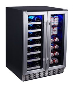 Phiestina Built In Wine and Beverage Cooler with French Door