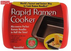 Rapid Ramen Cooker – Microwave Ramen in 3 Minutes – BPA Free and Dishwasher Safe  ...