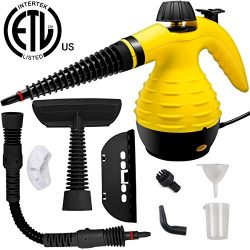 Handheld Steam Cleaner, Lovin Product HIGH-PRESSURE Chemical Free Steamer; ALL IN ONE; ETL LISTE ...