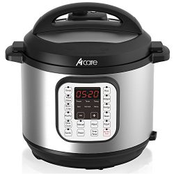 Electric Pressure Cooker, Acare 6 Qt 7-in-1 Programmable Multi-Cooker, Slow Cooker, Rice Cooker, ...