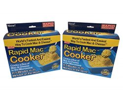 Rapid Mac Cooker – Microwave Boxed Macaroni and Cheese in 5 Minutes – BPA Free and D ...