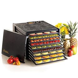 Excalibur 3926TB 9-Tray Electric Food Dehydrator with Temperature Settings and 26-hour Timer Aut ...