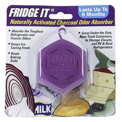 Fridge-It Cube, Naturally Activated Charcoal Deodorizer, Refrigerator Odor Eliminator, Fragrance ...