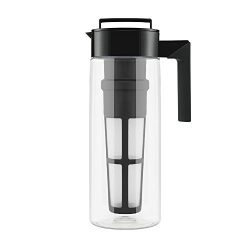 Takeya Patented Deluxe Cold Brew Iced Coffee Maker with Airtight Seal & Silicone Handle, Mad ...