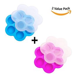 Blissful 2 Pack Silicone Egg Bites Mold for Instant Pot Accessories – Fits Instant Pot 5,6 ...