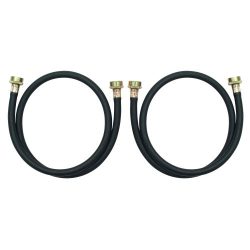 Whirlpool 8212546RP 4-Foot Black Rubber Washer Hos
