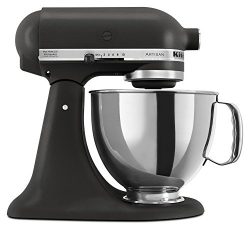 KitchenAid KSM150PSBK Artisan Series 5-Qt. Stand Mixer with Pouring Shield – Imperial Black