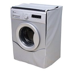 [Mr.You]Fabric upgrade Washing Machine Cover Waterproof Front Load Washer/Dryer Protect Zipper S ...