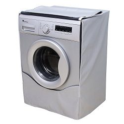 [Mr.You]Fabric upgrade Washing Machine Cover Waterproof Front Load Washer/Dryer Protect Zipper S ...