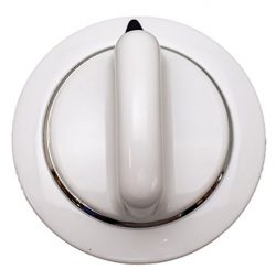 Dryer Knob, White, for General Electric, AP5805160, PS8769912, WE01X20374