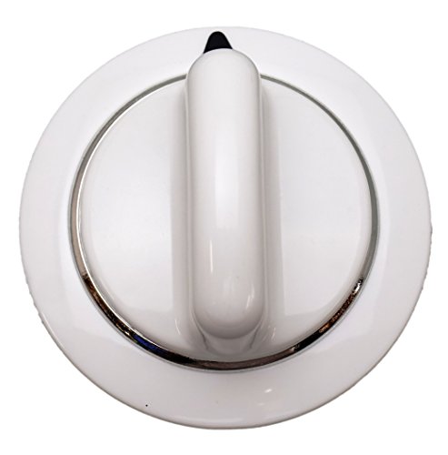 Dryer Knob, White, for General Electric, AP5805160, PS8769912, WE01X20374