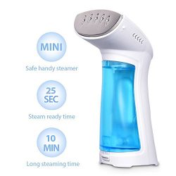 Portable Steamer for Clothes – Garment Fabric Handheld Steamer w/ Anti Drip Design, Iron S ...