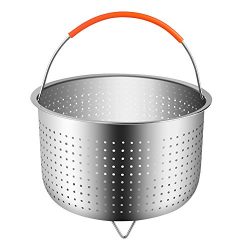 Steamer Basket for 8 Quart Instant Pot Pressure Cooker [3qt 6qt available], Sturdy Stainless Ste ...